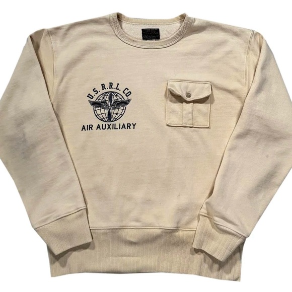 Double RL U.S.R.R.L. Co. Air Auxiliary Sweatshirt (Size L)
